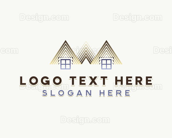 Roofing Contractor Construction Logo