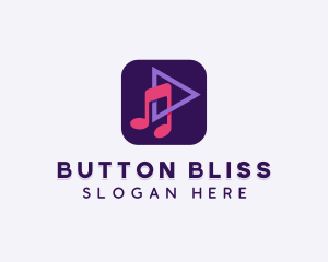 Music Streaming App logo design