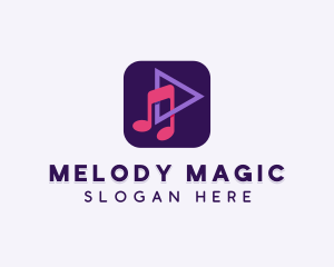 Music Streaming App logo design