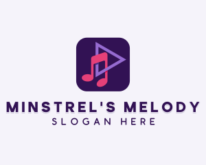 Music Streaming App logo design