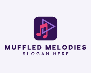 Music Streaming App logo design