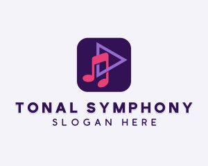 Music Streaming App logo design