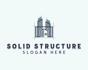 Architectural Builder Structure logo design