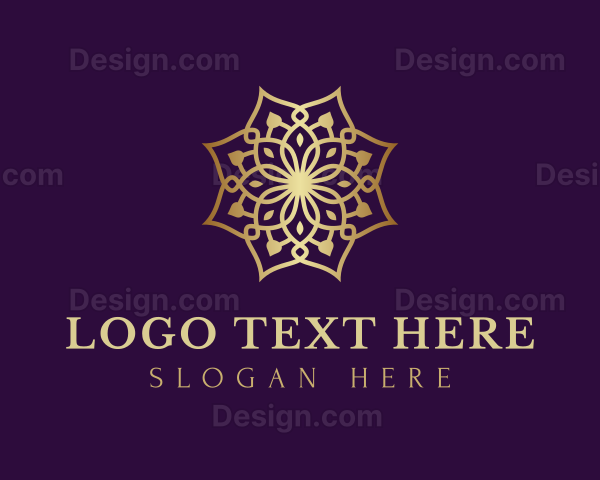 Luxury Flower Ornament Logo