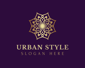 Luxury Flower Ornament Logo