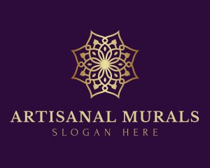 Luxury Flower Ornament logo design