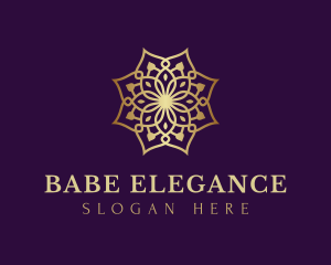 Luxury Flower Ornament logo design