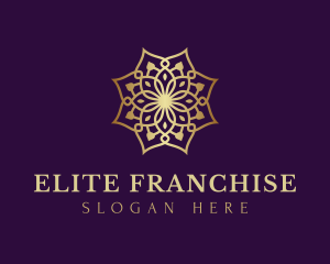 Luxury Flower Ornament logo design