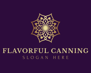 Luxury Flower Ornament logo design