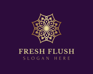 Luxury Flower Ornament logo design