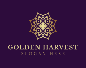 Luxury Flower Ornament logo design