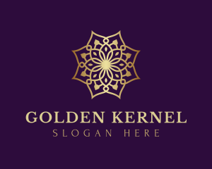 Luxury Flower Ornament logo design