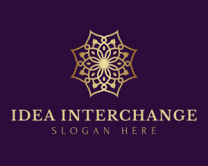 Luxury Flower Ornament logo design