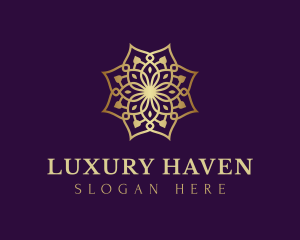 Luxury Flower Ornament logo design