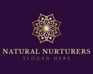 Luxury Flower Ornament logo design