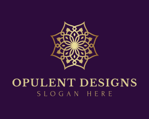 Luxury Flower Ornament logo design