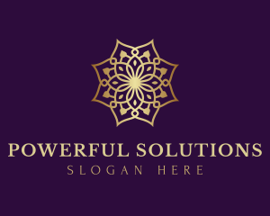 Luxury Flower Ornament logo design