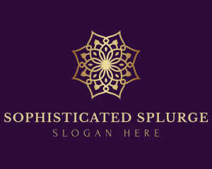 Luxury Flower Ornament logo design