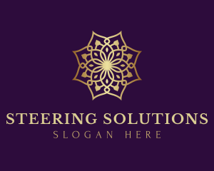 Luxury Flower Ornament logo design