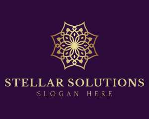 Luxury Flower Ornament logo design