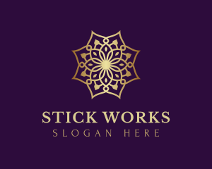 Luxury Flower Ornament logo design