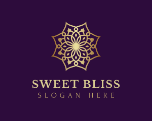 Luxury Flower Ornament logo design