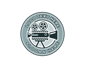 Movie Film Camera Logo