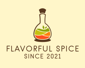 Natural Spices Bottle  logo