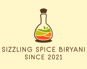 Natural Spices Bottle  logo design