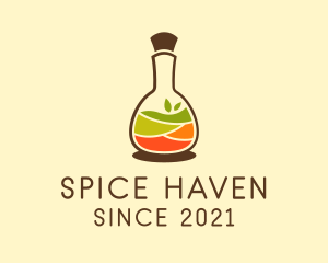 Natural Spices Bottle  logo