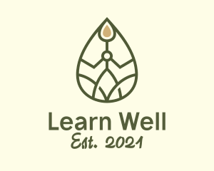 Wellness Oil Extract logo design