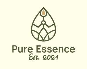 Wellness Oil Extract logo design