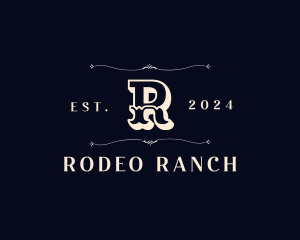 Western Saloon Ranch logo design