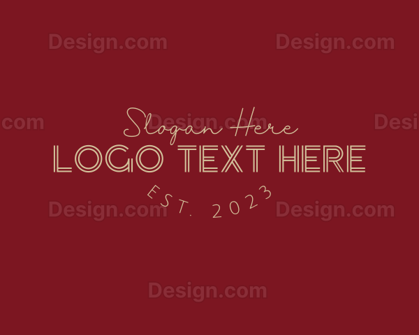 Elegant Apparel Business Logo