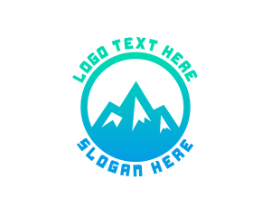 Mountain - Mountain Summit Trekking logo design