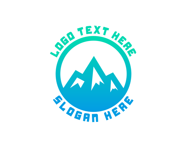Mountaineering logo example 2