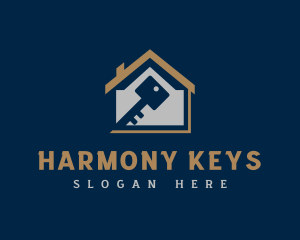 Residential Property Key logo design