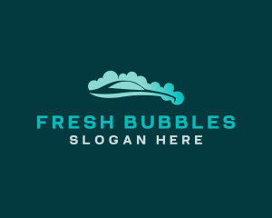 Car Cleaning Bubble Washing logo design