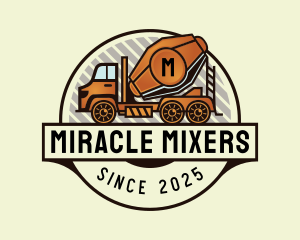 Cement Mixer Vehicle logo