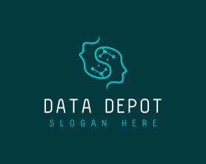 Artificial Intelligence Data Scientist logo design