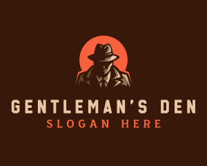 Detective Investigator Man logo design