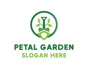 Shovel Plant Eco logo design