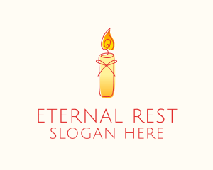 Spiritual Wellness Candle logo design