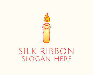 Spiritual Wellness Candle logo design