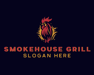 Chicken Flame Barbecue logo