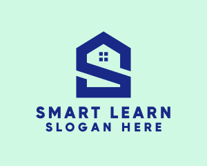 S Shape Polygon House  logo