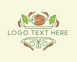 Kitchen Cooking Pot Restaurant logo