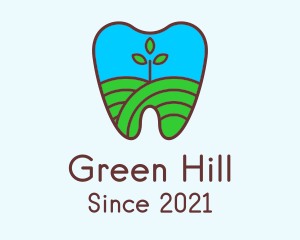 Nature Hill Tooth Dentist logo design