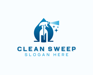 Houskeeper Cleaning Spray logo design