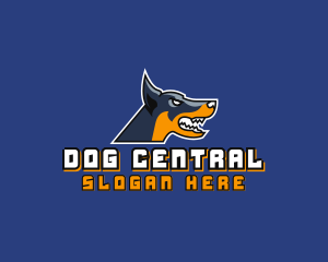 Aggressive Guard Dog  logo design